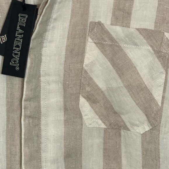 NWT Blank NYC Changing Lanes Linen Romper - Picture 10 of 10